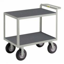 Coupon 💯 Little Giant® Instrument Cart w/Hand Guard & Mat, 1200 lb. Capacity, 36"L x 24"W x 34"H, Gray ✔️