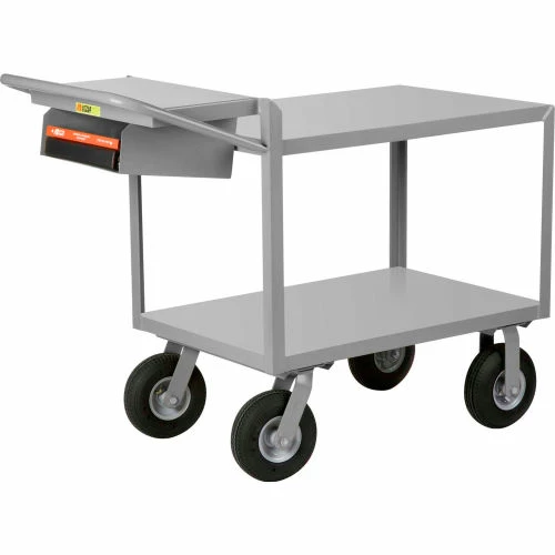 Coupon π Little Giant® Instrument Cart w/Flush Shelves, 1200 lb. Capacity, 48"L x 24"W x 34"H, Gray π₯