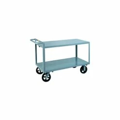 Best Pirce π₯° Little Giant® Merchandise Cart w/Flush Shelves, 2400 lb. Capacity, 60"L x 30"W x 36"H, Gray π