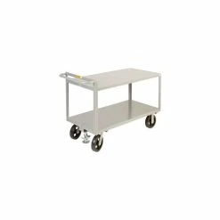 Deals ✔️ Little Giant® Merchandise Cart w/Flush Shelves & Floor Lock, 2400 lb. Cap, 60"L x 30"W x 36"H 🌟