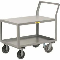 Wholesale 🎁 Little Giant® Utility Cart w/2 Shelves & Floor Lock, 3600 lb. Capacity, 39"L x 24"W x 44-1/2"H 😉