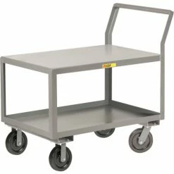 Deals 🔥 Little Giant® Utility Cart w/2 Shelves, 3600 lb. Capacity, 51"L x 24"W x 44-1/2"H 👍