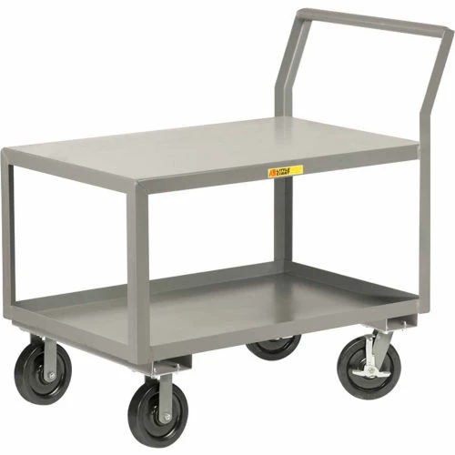 Cheapest π― Little Giant® Utility Cart w/2 Shelves & Wheel Brakes, 3600 lb. Cap, 51"L x 24"W x 44-1/2"H π