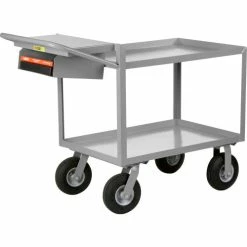 Best deal ✔️ Little Giant® Instrument Cart w/Lip Shelves, 1200 lb. Capacity, 36"L x 24"W x 34"H, Gray 🎁