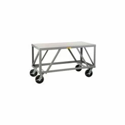 Wholesale 🎁 Little Giant® Mobile Table, 5000 lb. Capacity, 72"L x 36"W x 34"H, Gray ✔️