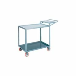 Outlet 👍 Little Giant® Order Picking Truck w/2 Lip Shelves, 1200 lb. Capacity, 48"L x 24"W x 39"H, Gray 👏