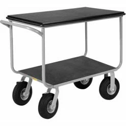 Best reviews of 🧨 Little Giant® Instrument Cart w/Pneumatic Wheels, 1000 lb. Cap, 36"L x 24"W x 34-1/2"H, Gray 😍
