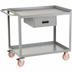 Best reviews of 🛒 Little Giant® Mobile Workstation w/1 Drawer, 1200 lb. Capacity, 36"L x 24"W x 34"H, Gray ❤️