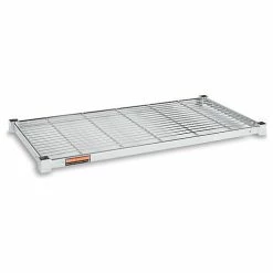 Outlet 🛒 Relius Solutions Zinc Shelf for Square-Post Open-Wire Shelving, 1000 lb. Capacity, 48"L x 18"W - Pkg Qty 2 🎉