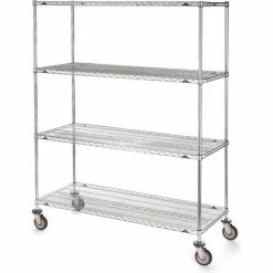 Best reviews of 🎁 Metro® Super Erecta Shelf Truck w/4 Shelves, 900 lb. Capacity, 36"L x 24"W x 79"H, Silver 🎁