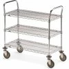 Coupon 🔥 Metro® Wire Cart w/3 Shelves, 900 lb. Capacity, 42"L x 24"W x 39-1/2"H 🔥