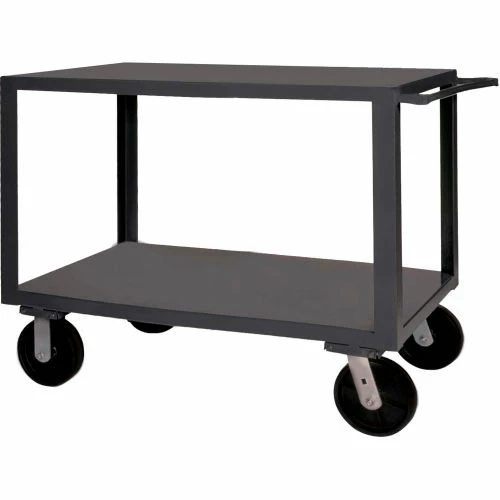 Best Pirce β Durham Mfg.® Utility Cart w/2 Shelves, 4000 lb. Capacity, 54-1/8"L x 30"W x 37-3/8"H, Gray π