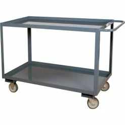 Best reviews of 🎉 Durham Mfg.® Service Cart w/2 Shelves, 1200 lbs. Capacity, 60"L x 30"W x 37-5/8"H, Gray 🔥