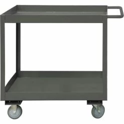 Deals 😍 Durham Mfg.® Deep Shelf Stock Cart RSC3-1830-2-3.6K-95 - 3600 Lb. 2 Shelves Phenolic Wheels ⌛