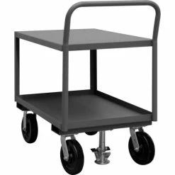 Best Sale 🥰 Durham Mfg. Durham® Low Deck Service Truck With Floor Lock, 2 Shelves, 30"Wx 48"L, 2000 Lbs. Cap. 🔔