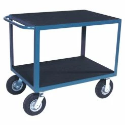 Best reviews of ✔️ Jamco Handle Cart w/8" Pneumatic Casters & Vinyl Mat, 1200 lb. Capacity, 36"L x 24"W x 34"H, Gray ⭐