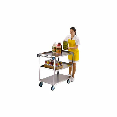 Flash Sale ✔️ Lakeside® Steel Utility Cart w/3 Shelves, 500 lb. Capacity, 39-1/4"L x 23-3/8"W x 49-1/4"H ✨ - Image 16