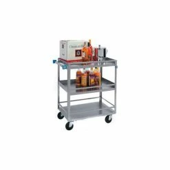 Hot Sale 👏 Lakeside® Steel Utility Cart w/3 Shelves, 500 lb. Capacity, 31"L x 19"W x 33-3/4"H 😍