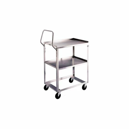 Budget ๐คฉ Lakeside® Ergo-One Steel Utility Cart w/3 Shelves, 300 lb. Cap, 31-1/8"L x 19"W x 44-3/8"H ๐งจ