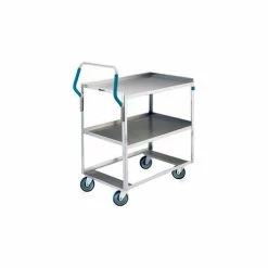 Flash Sale 🤩 Lakeside® Ergo-One Steel Utility Cart w/3 Shelves, 500 lb. Cap, 28"L x 16-1/2"W x 44-3/8"H 🌟