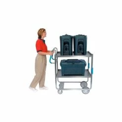 Outlet 🥰 Lakeside® Handler Utility Cart w/2 Shelves, 1000 lb. Capacity, 50-7/16"L x 24-5/8"W x 46-3/4"H 🛒
