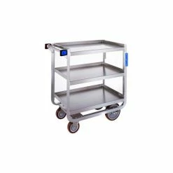 Hot Sale 🎉 Lakeside® Transport Utility Cart w/3 Shelves, 1000 lb. Cap, 42"L x 25-7/8"W x 37-3/8"H, Gray ❤️