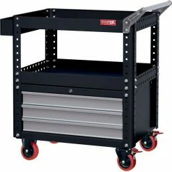Best reviews of 🎉 Shuter® Steel Utility Cart, w/3 Lower Drawers, 800 lb. Cap, 34-3/8"L x 19-2/3"W x 34-2/3"H 🔔