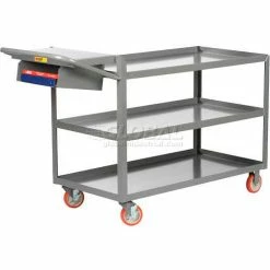 Brand new 🥰 Little Giant® Order Picking Truck w/3 Lip Shelves, 1200 lb. Capacity, 48"L x 24"W x 39"H, Gray 😉