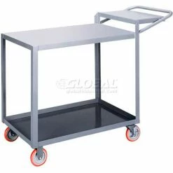 Budget 🎁 Little Giant® Order Picking Truck w/2 Shelves, 1200 lb. Capacity, 32"L x 18"W x 39"H, Gray 👏