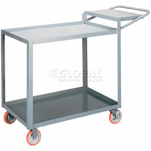 Flash Sale π₯° Little Giant® Order Picking Truck w/2 Tray Shelves, 1200 lb. Cap, 32"L x 18"W x 39"H, Gray π