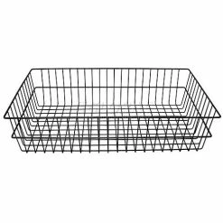 Buy 🤩 Omnimed® Utility Basket, 2000 lb. Capacity, 24"L x 14-1/4"W x 6"H, Black 🎁