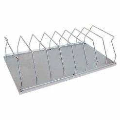 Promo 🎁 Omnimed® 8 Capacity Storage Rack, 26"L x 14-1/4"H, Silver 🛒