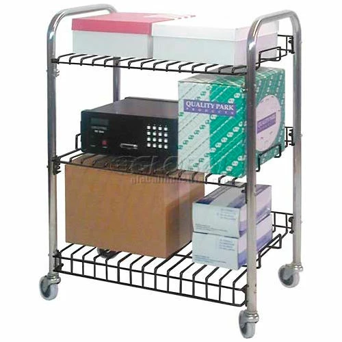 Flash Sale π₯° Omnimed® Wire Shelf Utility Cart, 26 lb. Capacity, 23"L x 17"W x 38"H π