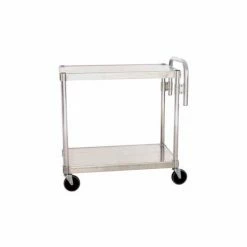 Hot Sale 🛒 Prairie View Aluminum Utility Cart w/2 Shelves, 400 lb. Capacity, 36"L x 24"W x 36"H 😍