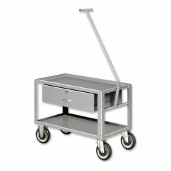 Best Pirce ⭐ Pucel™ Pull Cart w/Steel Casters, 1000 lb. Capacity, 28"L x 16"W x 20-1/2"H 🎉