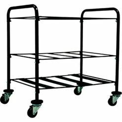 Cheapest ✔️ Royal Basket Trucks® Light Duty Mat Cart, 32"L x 24"W x 32"H, 3 Shelves, Black 🌟