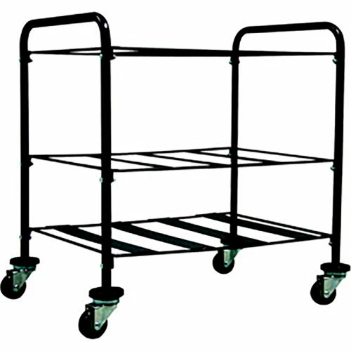 Cheapest βοΈ Royal Basket Trucks® Light Duty Mat Cart, 32"L x 24"W x 32"H, 3 Shelves, Black π