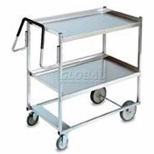 Best Sale π Vollrath® Steel Ergonomic Cart w/2 Shelves, 900 lb. Capacity, 23"L x 23"W x 44-1/2"H π