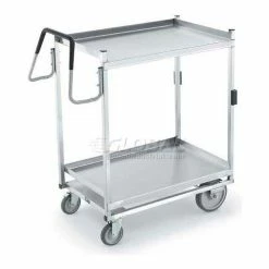 Wholesale ⌛ Vollrath® Stainless Steel Standard Cart w/2 Shelves, 650 lb. Capacity, 20"L x 20"W x 44-1/2"H 😉