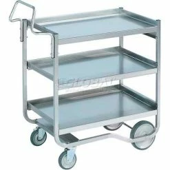 Best deal 👍 Vollrath® Stainless Steel Standard Cart w/3 Shelves, 900 lb. Capacity, 23"L x 23"W x 44-1/2"H 🌟