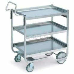 Budget 😀 Vollrath® Stainless Steel Standard Cart w/4 Shelves, 650 lb. Capacity, 21"L x 21-1/8"W x 42"H 😍