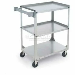 Coupon 💯 Vollrath® Steel Knocked Down Utility Cart, 300 lb. Cap, 15-1/2"L x 15-1/2"W x 32-5/8"H ✨