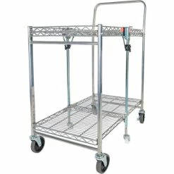 Promo 👏 Bostitch Stow-Away Cart, Small Chrome 🎉